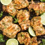 Cilantro Lime Grilled Chicken Thighs