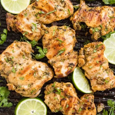Cilantro Lime Grilled Chicken Thighs
