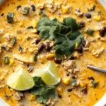 Easy Chicken, Poblano, and Black Bean Soup (Small Batch)