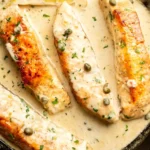 Creamy Salmon Piccata