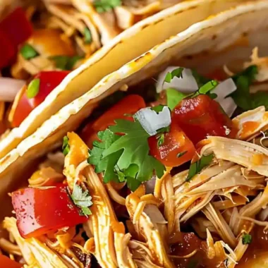 Slow Cooker Shredded Chicken Tacos
