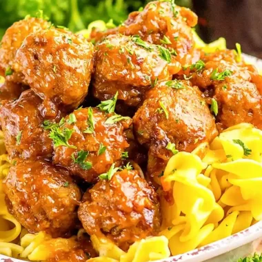 Slow Cooker Salisbury Steak Meatballs