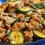 Ground Turkey and Zucchini Skillet Dinner