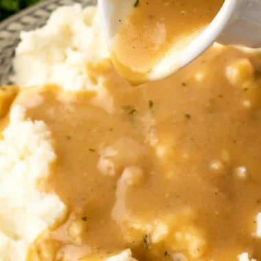 Savory Homemade Brown Gravy