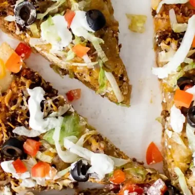 Easy Homemade Taco Pizza