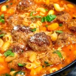 Hearty Italian Meatball Soup