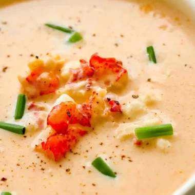 Creamy Homemade Lobster Bisque