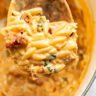 Creamy Sun-Dried Tomato Chicken Orzo