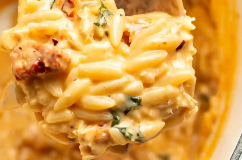 Creamy Sun-Dried Tomato Chicken Orzo