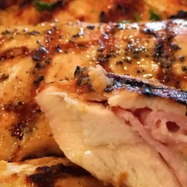 Grilled Chicken Cordon Bleu with Honey Mustard Glaze