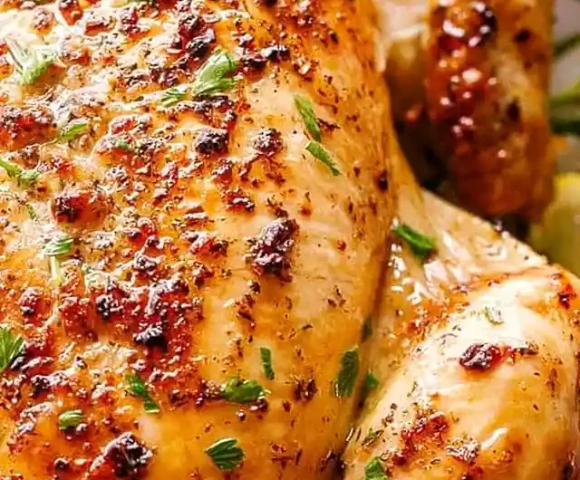 Golden Garlic and Herb Roasted Chicken