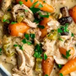 Creamy Slow Cooker Chicken Casserole