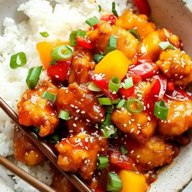 Homemade Sweet and Sour Chicken