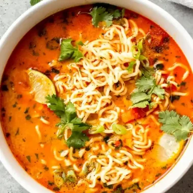 Thai Red Curry Noodle Soup