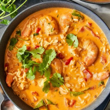 Creamy Coconut Thai Shrimp Soup