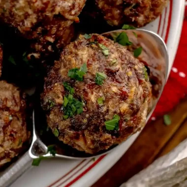 Easy Baked Venison Meatballs
