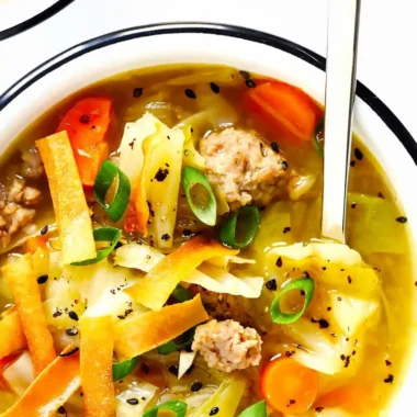 Savory Egg Roll Soup