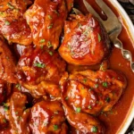 Slow Cooker Southern BBQ Chicken Thighs