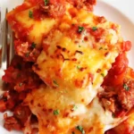 Cheesy Four-Cheese Ravioli Bake