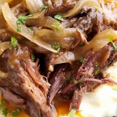 Slow Cooker French Onion Beef Roast
