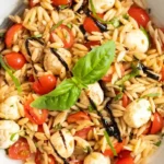 Refreshing Caprese Orzo Pasta Salad