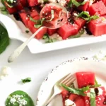Refreshing Watermelon Basil Feta Salad