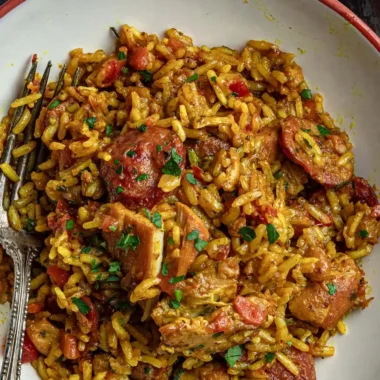 Authentic Brazilian Chicken and Rice (Galinhada)
