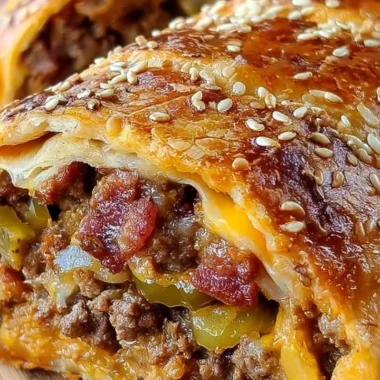 Savory Beef Garbage Bread