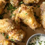 Crispy Oven-Baked Garlic Parmesan Wings