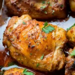 Garlic Ranch Baked Chicken Thighs