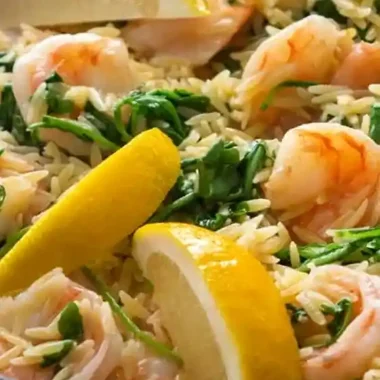 Zesty Lemon Shrimp Scampi with Orzo Pasta