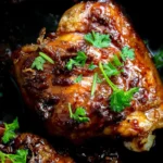 Savory Brown Sugar and Soy Glazed Chicken Thighs