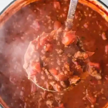 Hearty Homemade Meat Spaghetti Sauce