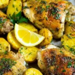 One-Pan Roasted Greek Chicken and Potatoes