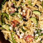 Greek Pasta Salad with Homemade Dressing