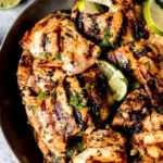 Zesty Grilled Cilantro Lime Chicken Thighs
