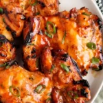 Grilled Honey Buffalo Chicken Thighs