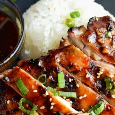 Grilled Teriyaki Chicken with Sticky Glaze