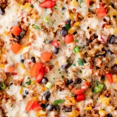 Ground Turkey Taco Casserole