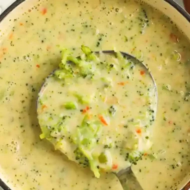 Protein-Packed Broccoli Cheddar Soup