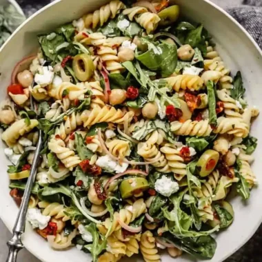 Nutritious Mediterranean Pasta Salad