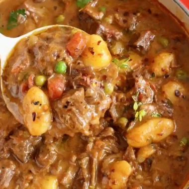 Hearty Vegan Jackfruit Stew with Gnocchi