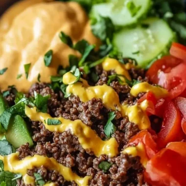 High-Protein Cheeseburger Bowls for Easy Meal Prep