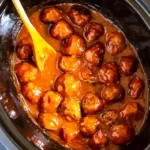 Slow Cooker Honey Garlic BBQ Meatballs