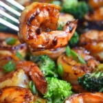Honey Garlic Butter Shrimp and Broccoli