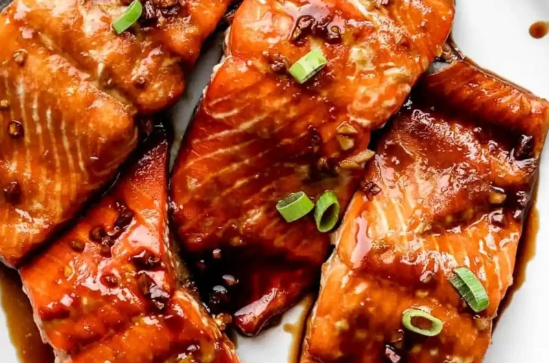 Honey Garlic Soy Glazed Salmon