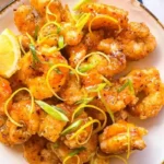 Crispy Shrimp with Hot Honey Lemon Pepper Sauce