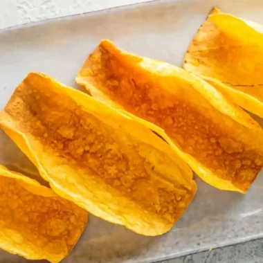 Crispy Oven Baked Taco Shells