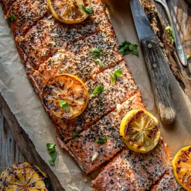 Tender Hot-Smoked Salmon Fillet