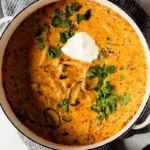 Creamy Hungarian Mushroom Soup